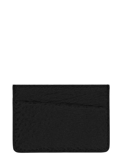 Portacarte asimmetrico in pelle nera Maison Margiela | SA1VX0005P4455T8013